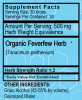 Feverfew 500 mg Liquid Extract (Organic) - 1 fl oz - Image 2 of 0