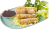 Vegan Shrimp Rolls with crispy, golden texture, and plant-based goodness. - Image 1 of 0