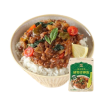 Room temperature vegan Thai vegetable ricebowl with mixed vegetables and rice. - Image 1 of 0