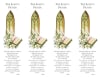 Church window bookmarks used in funeral service operations, from lynch supply  - Image 2 of 0
