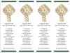 Celtic cross bookmarks used in funeral service operations, from lynch supply  - Image 2 of 0