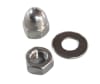 Ferno replacement center handle nuts & washer set for model 87 & 88 church trucks used in funeral service operations, from lynch supply  - Image 2 of 0