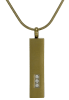 Pillar cremation pendant with cubic zirconias-bronze cremation supplies and equipment product - Image 1 of 0