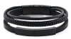 Leather cremation bracelet-onyx & black cremation supplies and equipment product - Image 1 of 0