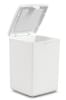 White plastic snap lock urns-small child size cremation supplies and equipment product - Image 2 of 0