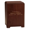 Glenwood solid walnut adult urn cremation supplies and equipment product - Image 1 of 0