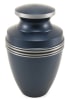 Grecian blue cast aluminum cremation urn cremation supplies and equipment product - Image 1 of 0