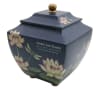 Floral hand painted  dragonflies urn cremation supplies and equipment product - Image 1 of 0