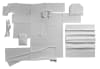 Jewish shroud set for women-deluxe cotton used in funeral service operations, from lynch supply  - Image 1 of 0