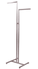 2 Way Adjustable Garment Rack with Straight Arms and Satin Nickel Finish - Image 1 of 0