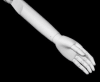 white linen female mannequin wood arms retail display mannequins express - Image 5 of 0