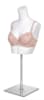 Headless Female Bra Form with Stand - Matte White - Image 1 of 0