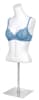 headless female bust form stand matte white - Image 1 of 0