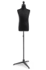 Child display dress form with natural canvas torso on metal tripod base adjustable retail mannequin for boutiques and designers - Image 1 of 0