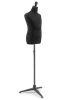 Child display dress form with natural canvas torso on metal tripod base adjustable retail mannequin for boutiques and designers - Image 2 of 0