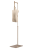 Child display dress form with natural canvas torso on metal hanging base - adjustable retail mannequin for boutiques and designers - Image 2 of 0