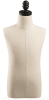 Premium natural child display dress form torso with dual pole connectors for retail apparel displays and garment design use - Image 3 of 0