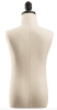 Premium natural child display dress form torso with dual pole connectors for retail apparel displays and garment design use - Image 4 of 0