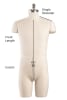 Professional male full body dress form on adjustable stand - The Signature Collection by Mannequins Express - Image 6 of 0