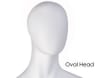 tomas seated male mannequin abstract oval head retail display mannequins express - Image 3 of 0