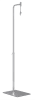 Chrome Metal Hanging Base for Dress Forms & Mannequins - Fits 3/4" Flange - Image 1 of 0