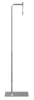 Chrome Metal Hanging Base for Dress Forms & Mannequins - Fits 3/4" Flange - Image 2 of 0