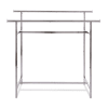 adjustable chrome double bar garment rack retail display mannequins express - Image 2 of 0