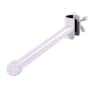16 inch gloss white pipe add on arm pipe collection clothing rack accessory mannequins express - Image 1 of 0