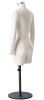 Half Scale Professional female 3/4 body dress form on adjustable stand - The Signature Collection by Mannequins Express - Image 2 of 0