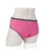 Female white mid form mannequin with full round butt design made of fiberglass and self-standing base for retail display - Image 2 of 0
