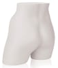 Female white mid form mannequin with full round butt design made of fiberglass and self-standing base for retail display - Image 3 of 0