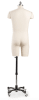 Professional male half - body dress form on adjustable stand - The Signature Collection by Mannequins Express - Image 2 of 0