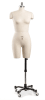 Professional female half - body dress form on adjustable stand - The Signature Collection by Mannequins Express - Image 1 of 0