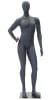 Athletic Gray Egghead Female Mannequin - Hand on Hip - Image 1 of 0