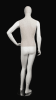 linen mixed fabric male mannequin matte white hand on hip retail display mannequins express - Image 3 of 0