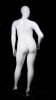 glossy white plus size female mannequin size 16 left leg out retail display mannequins express - Image 2 of 0