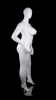 glossy white plus size female mannequin size 16 right hand on hip retail display mannequins express - Image 4 of 0