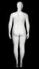 glossy white plus size female mannequin size 16 hands by sides retail display mannequins express - Image 3 of 0