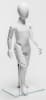 FIBERGLASS POSABLE GLOSSY WHITE 3T CHILD MANNEQUIN - Image 1 of 0