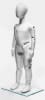 FIBERGLASS POSABLE GLOSSY WHITE 3T CHILD MANNEQUIN - Image 5 of 0