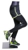Athletic female mannequin legs in a running action pose made of matte grey fiberglass with a sturdy steel base. - Image 2 of 0