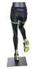 Athletic female mannequin legs in a running action pose made of matte grey fiberglass with a sturdy steel base. - Image 3 of 0