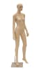 Suze female mannequin in a natural fleshtone finish with realistic facial features and a sturdy metal base. - Image 3 of 0