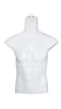 matte white headless male half torso mannequin retail display mannequins express - Image 1 of 0
