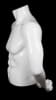 glossy white male torso mannequin freestanding tabletop mannequins express - Image 2 of 0