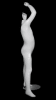 glossy white child mannequin headless stretching pose retail display mannequins express - Image 4 of 0