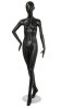 matte-black-female-mannequin-changeable-heads-right-arm-bent - Image 2 of 0