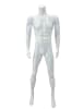 Male Mannequin Glossy White Headless Changeable Heads - Image 1 of 0