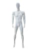 Male Mannequin Glossy White Headless Changeable Heads - Image 2 of 0