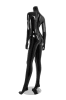glossy black female mannequin pose 7 headless changeable heads retail display mannequins express - Image 2 of 0